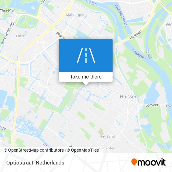 Optiostraat map