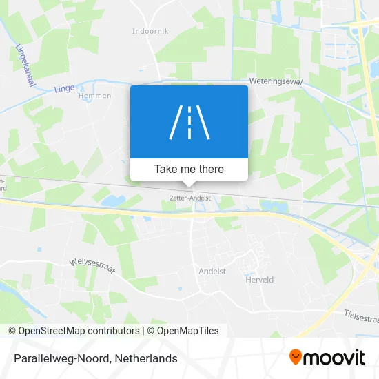 Parallelweg-Noord map