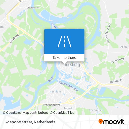 Koepoortstraat map