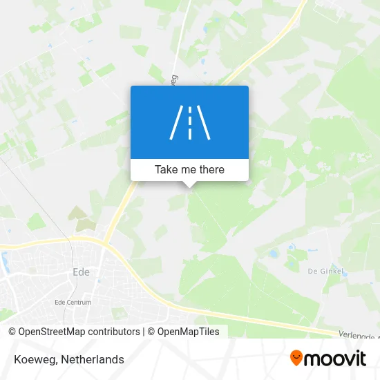 Koeweg map
