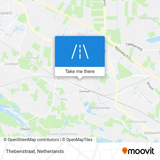 Thebenstraat map