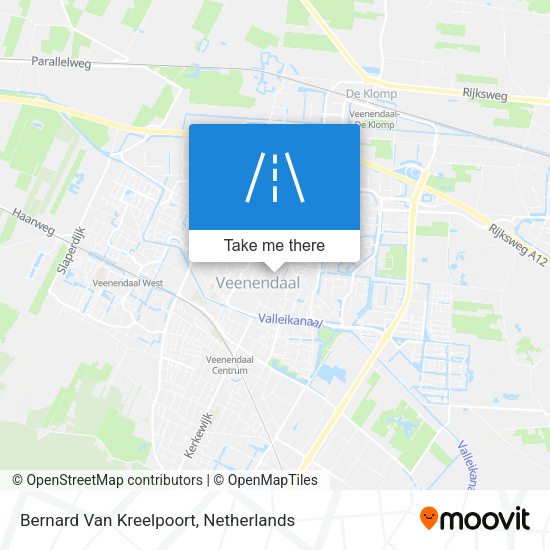 Bernard Van Kreelpoort map
