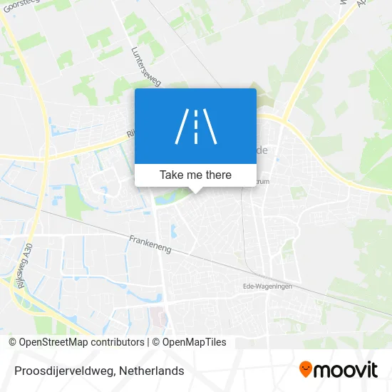Proosdijerveldweg map