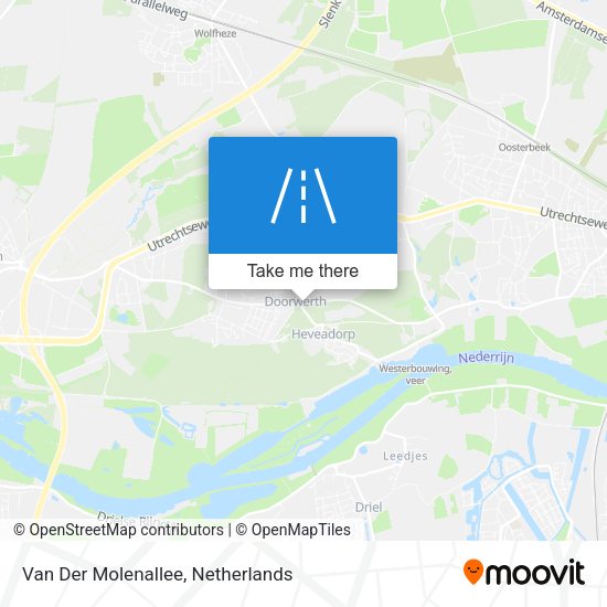 Van Der Molenallee map