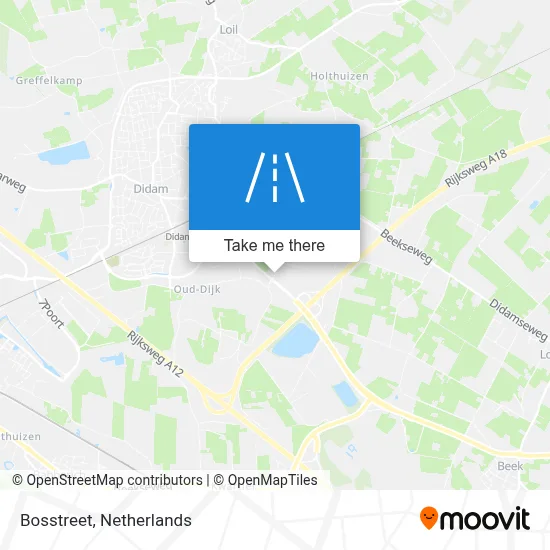 Bosstraat map