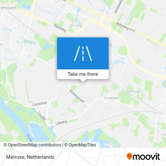 Melrose map