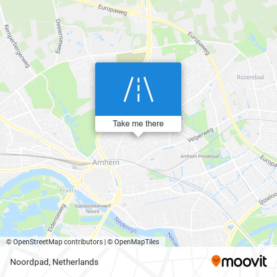 Noordpad map