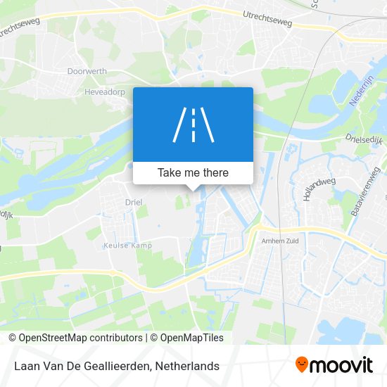 Laan Van De Geallieerden map