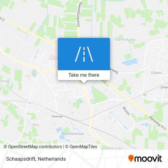 Schaapsdrift map