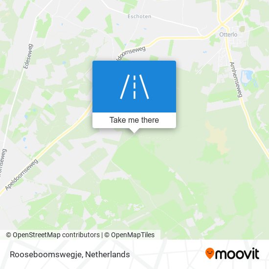 Rooseboomswegje map