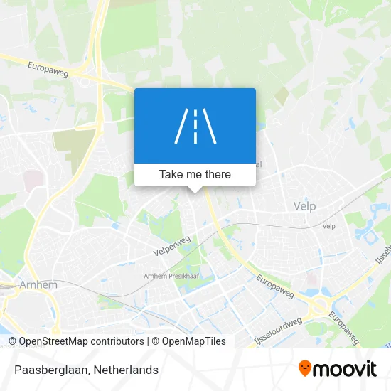 Paasberglaan map