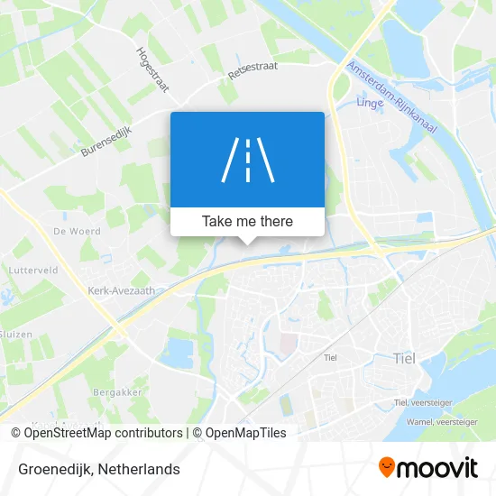 Groenedijk map