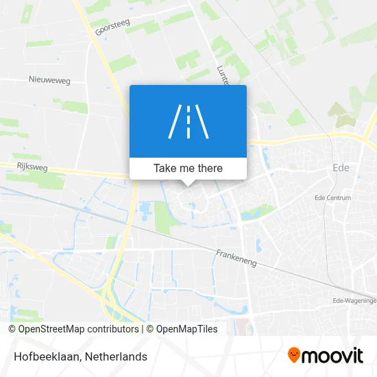 Hofbeeklaan Karte