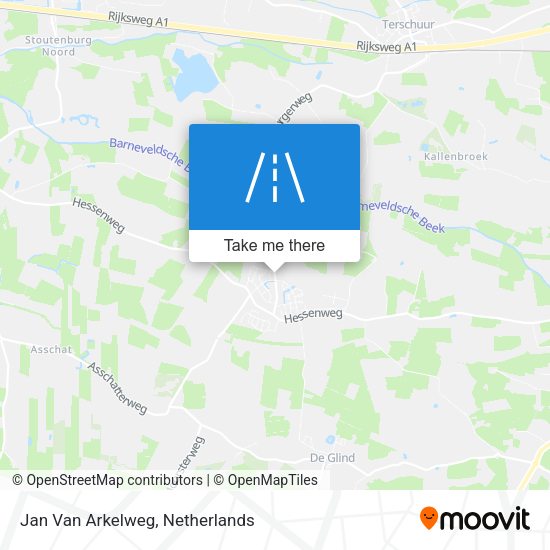 Jan Van Arkelweg map