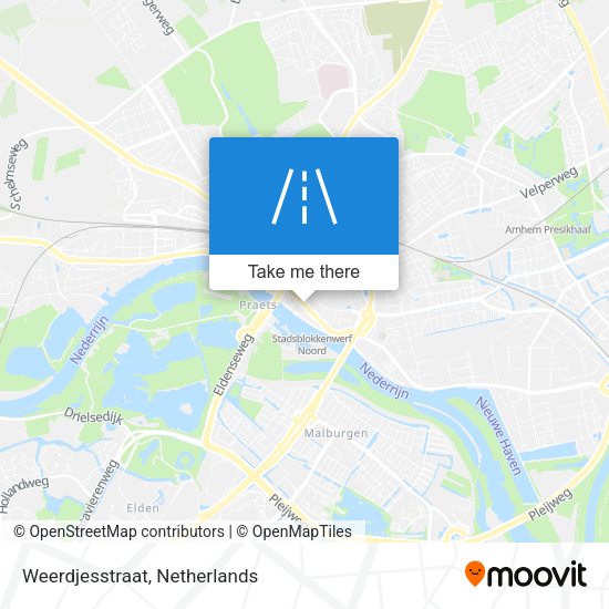 Weerdjesstraat map