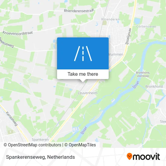 Spankerenseweg map