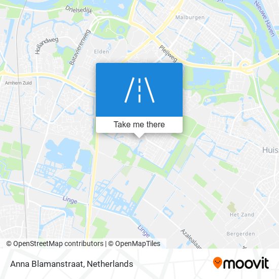 Anna Blamanstraat map