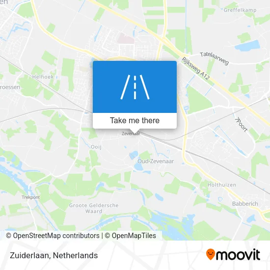 Zuiderlaan map
