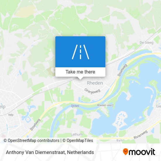 Anthony Van Diemenstraat map