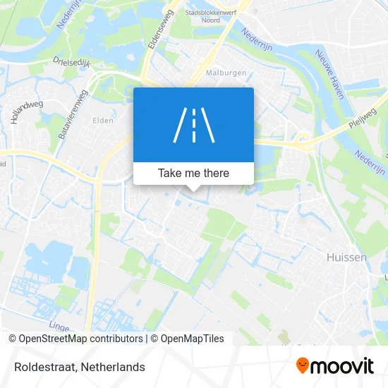 Roldestraat map