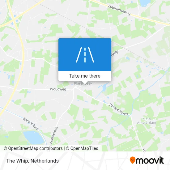 De Zweep map
