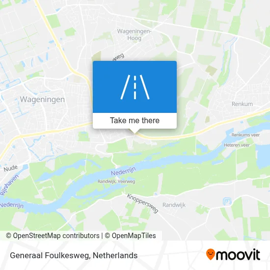 Generaal Foulkesweg map