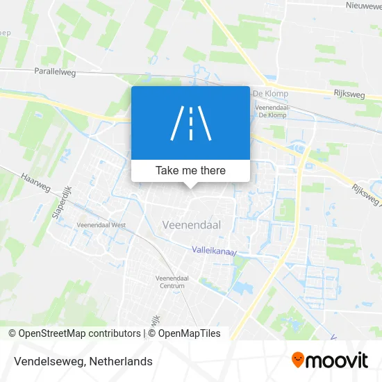 Vendelseweg map