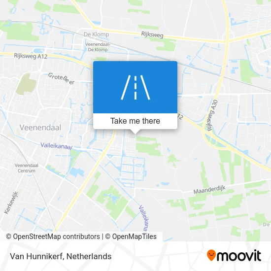 Van Hunnikerf map