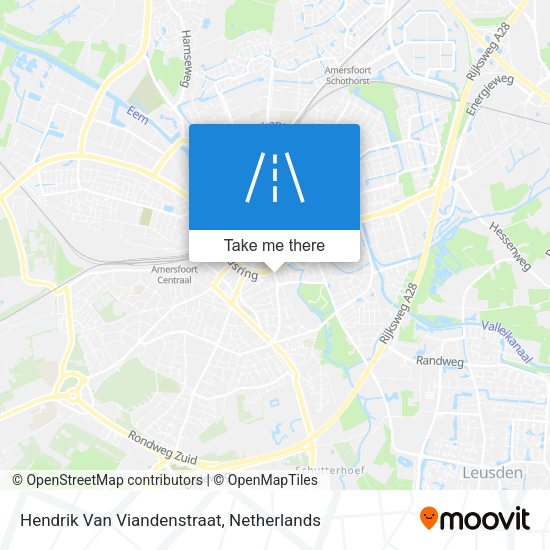 Hendrik Van Viandenstraat map