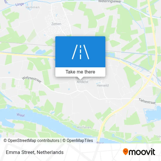 Emmastraat map