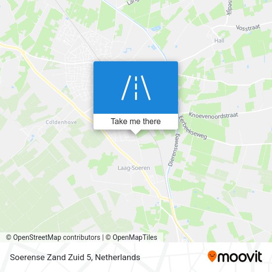 Soerense Zand Zuid 5 map
