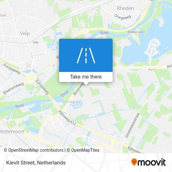 Kievitstraat map