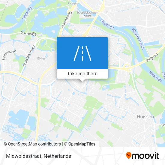 Midwoldastraat map