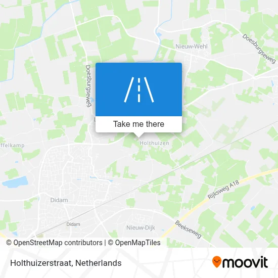 Holthuizerstraat map