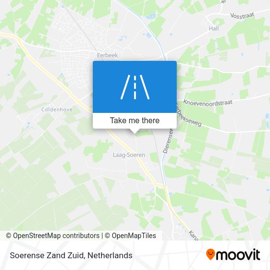 Soerense Zand Zuid map