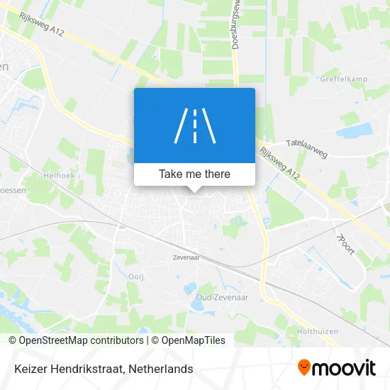 Keizer Hendrikstraat map