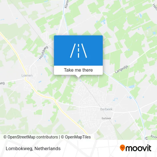 Lombokweg map