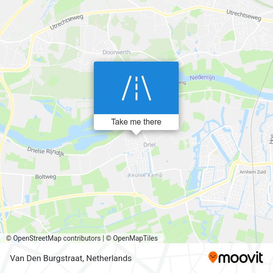 Van Den Burgstraat map