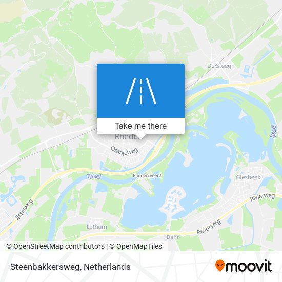 Steenbakkersweg map