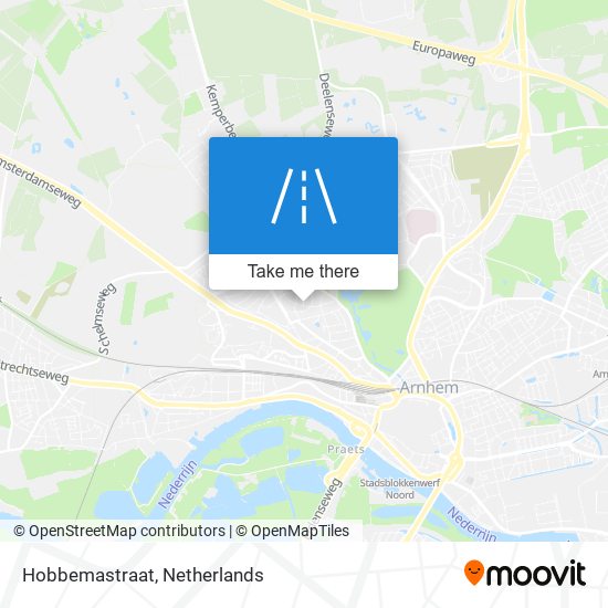 Hobbemastraat map