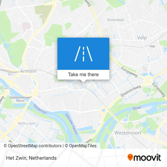 Het Zwin map