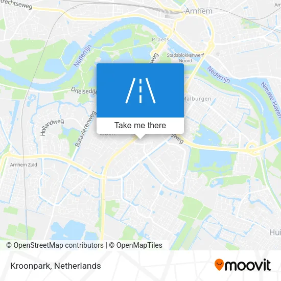 Kroonpark map
