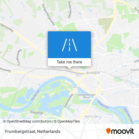 Frombergstraat map