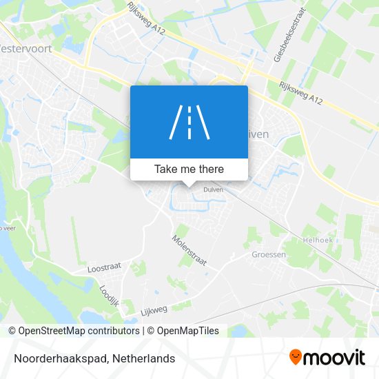 Noorderhaakspad map