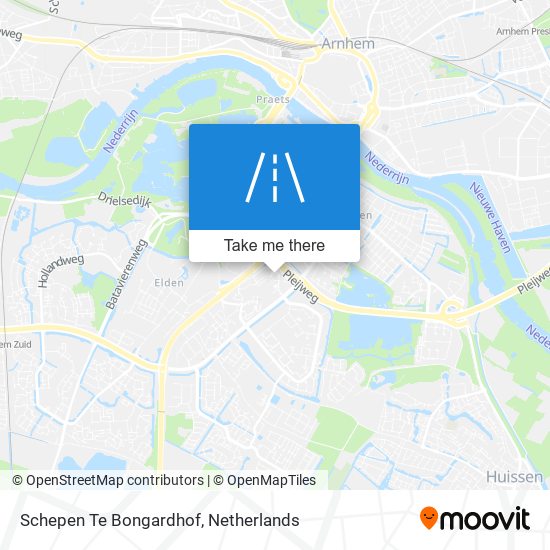 Schepen Te Bongardhof map