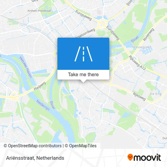 Ariënsstraat map