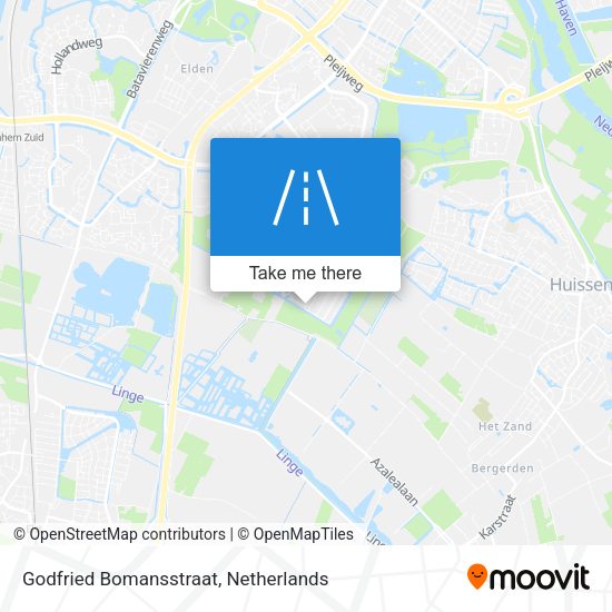 Godfried Bomansstraat map