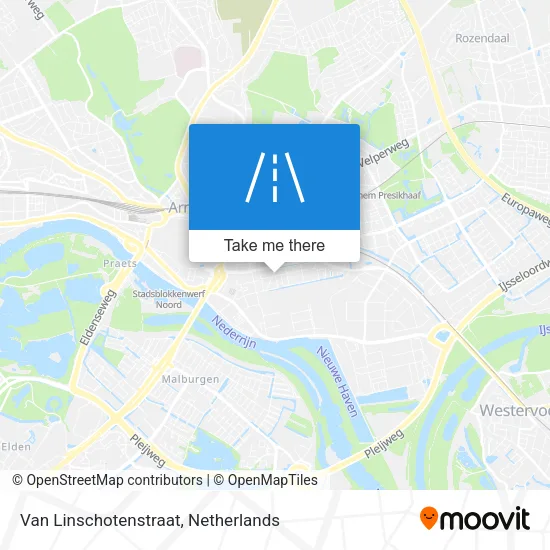 Van Linschotenstraat map