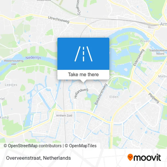 Overveenstraat map