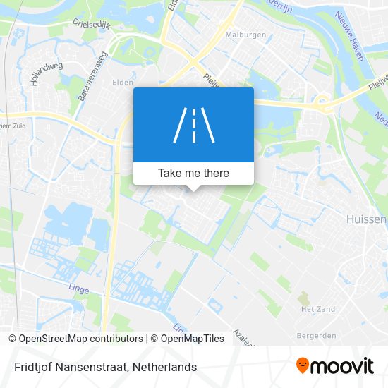 Fridtjof Nansenstraat map